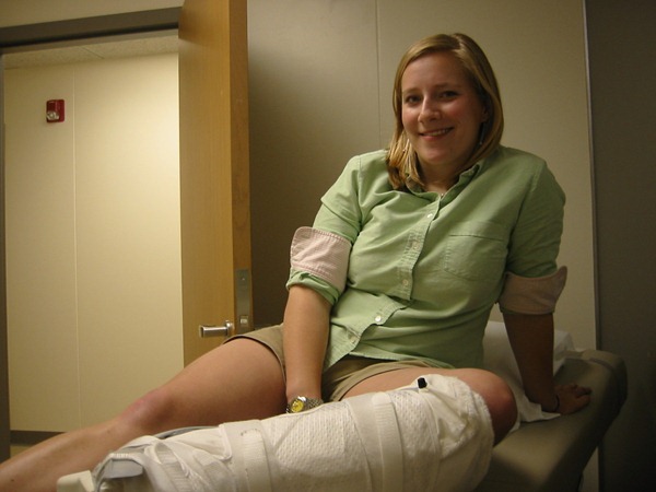 Getting the giant boot off