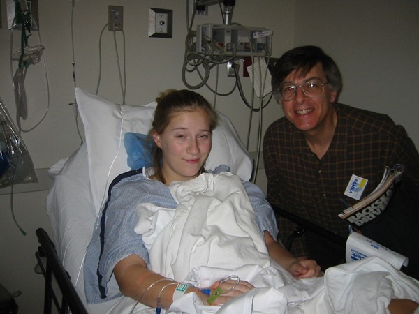 Post-op with Dad