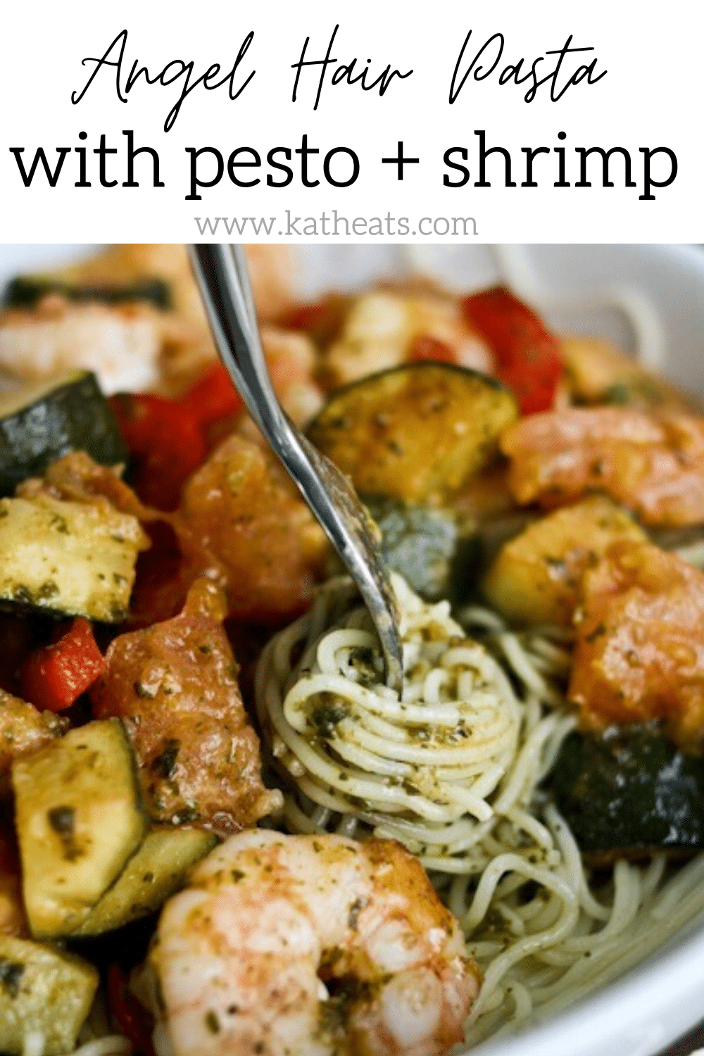 Pesto Angel Hair Pasta • Kath Eats