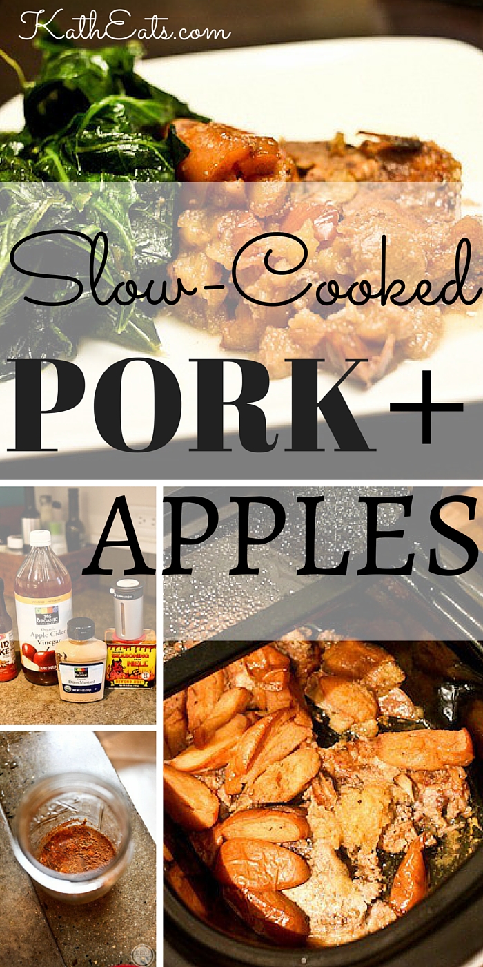 SlowCooked Pork + Apples Kath Eats Real Food