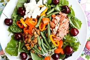 colorful salad plate