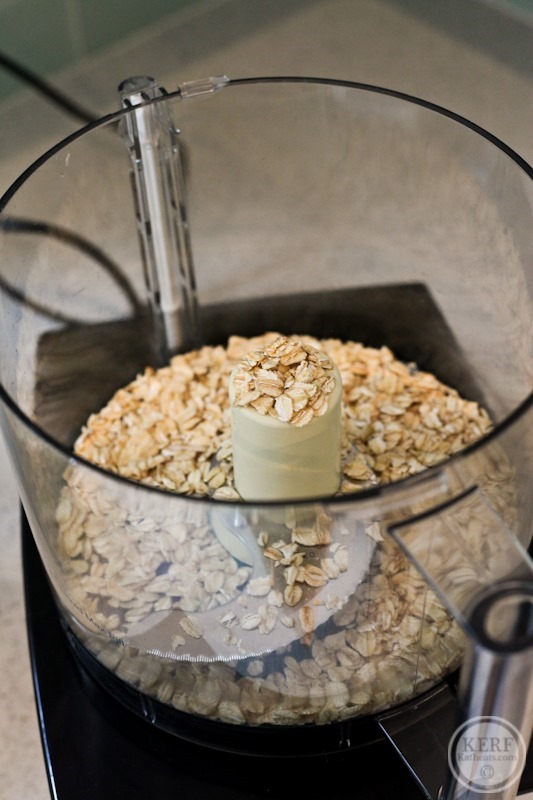 oats in a food processor