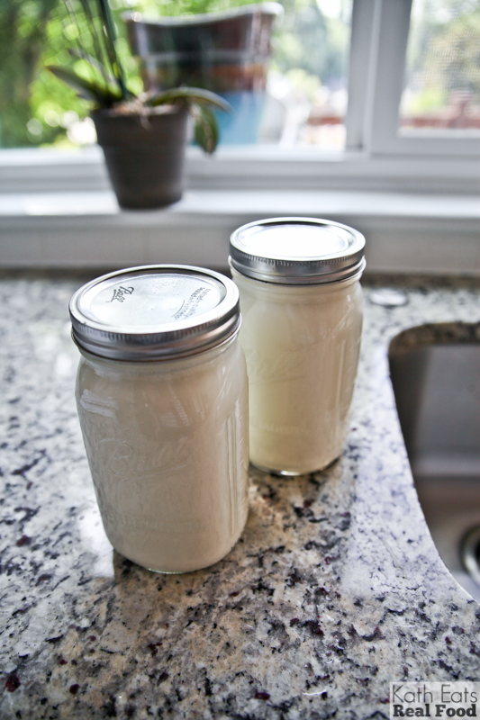 yogurt in jars