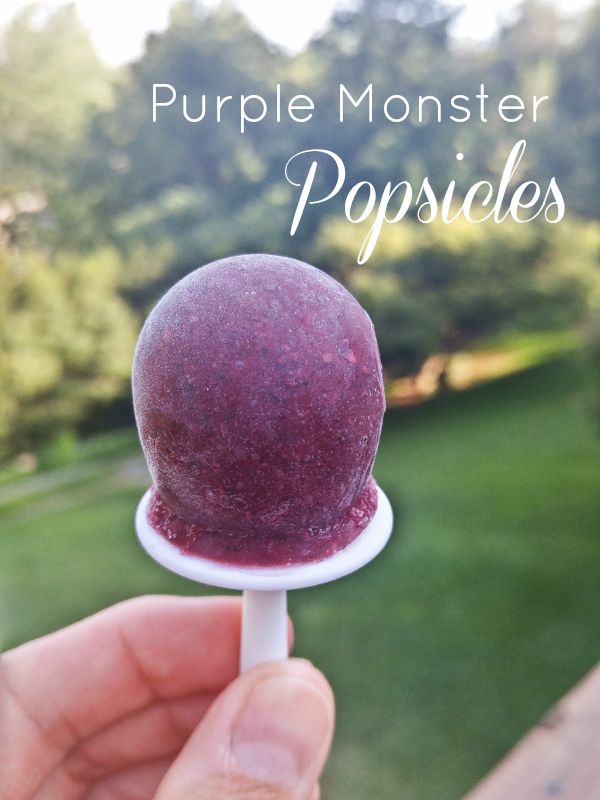 Purple Monster Popsicles