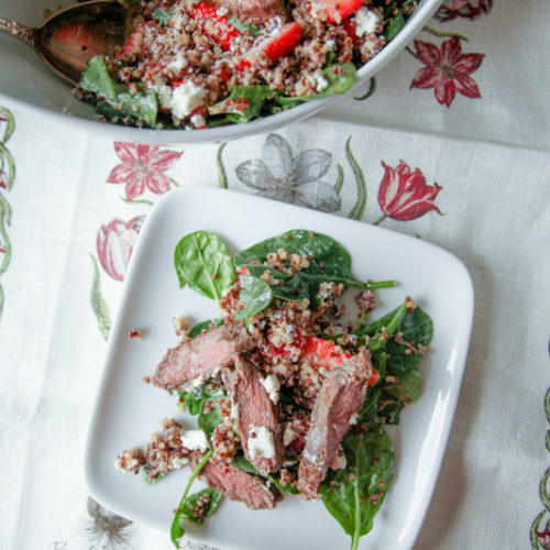 Quinoa Salad with Red Pepper Jelly Dressing Kath Eats Real Food