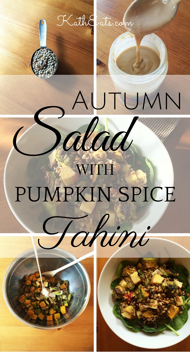 Autumn Salad with Pumpkin Spice Tahini 2