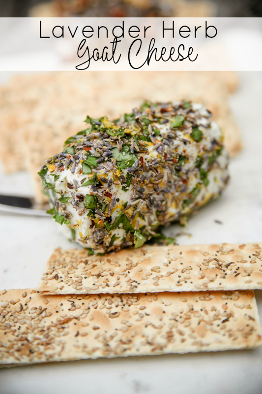 Lavender Herb Goat Cheese
