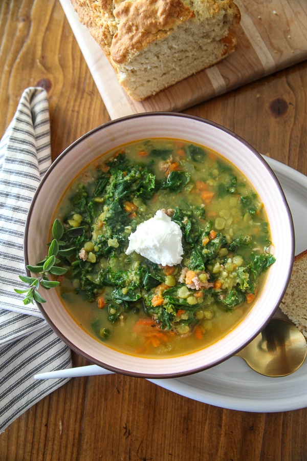 Split Pea and Andouille Soup - Taste of the South