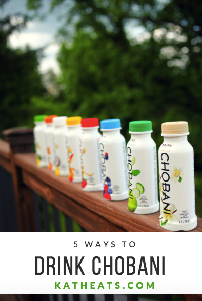 5 ways to Drink Chobani // katheats.com #drinkchobani