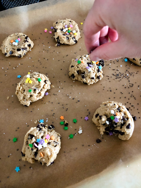 Cookie Dough Sprinkle Cookies • Kath Eats