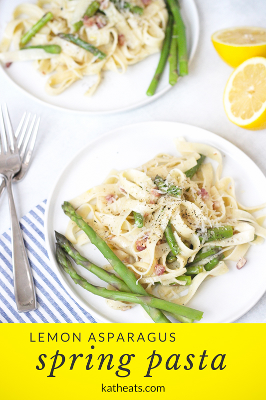 Lemon Asparagus Spring Pasta recipe