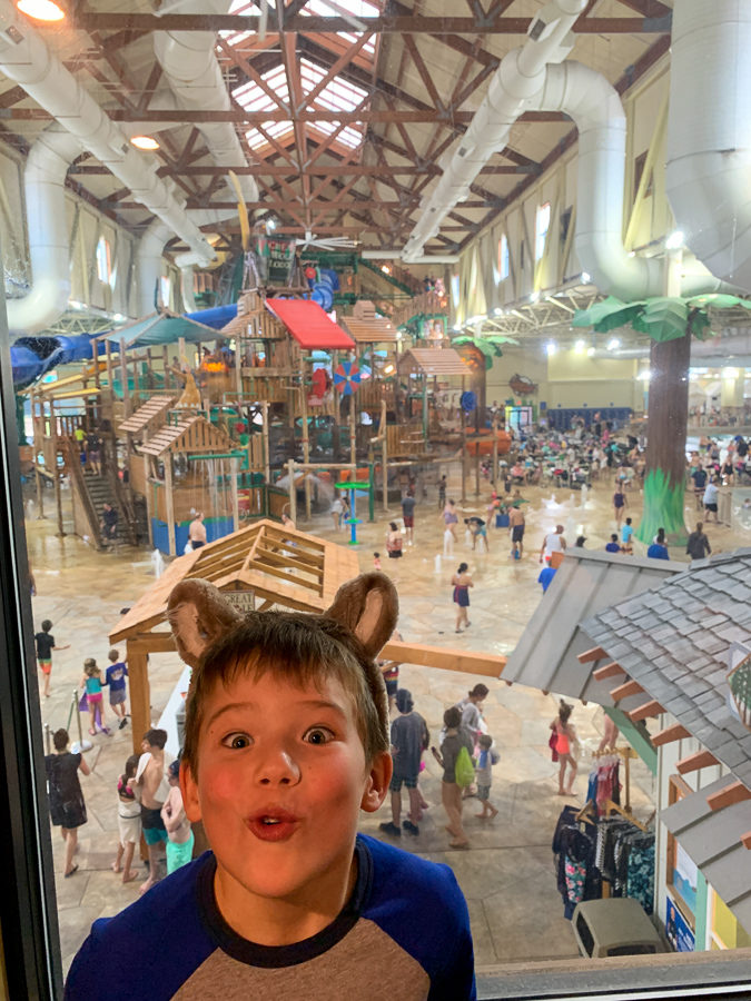 Mazen is excited for Great wolf lodge