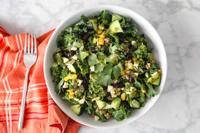 Prep Day Kale Salad • Kath Eats