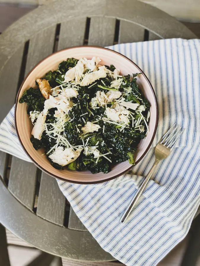 Pesto Tuscan Kale Salad
