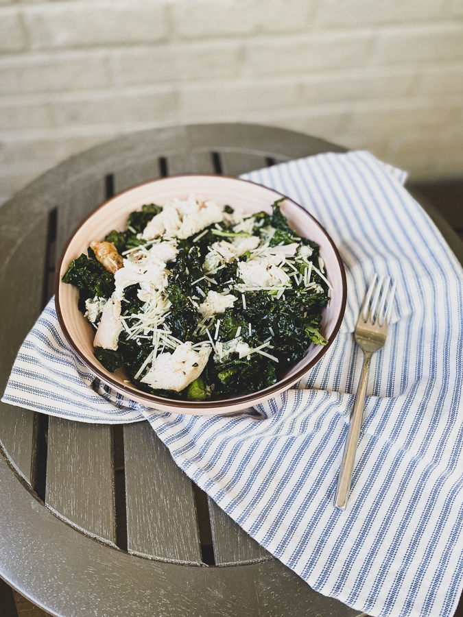 Pesto Tuscan Kale Salad • Kath Eats