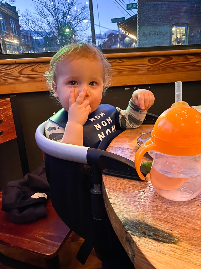 how to take a baby out to dinner