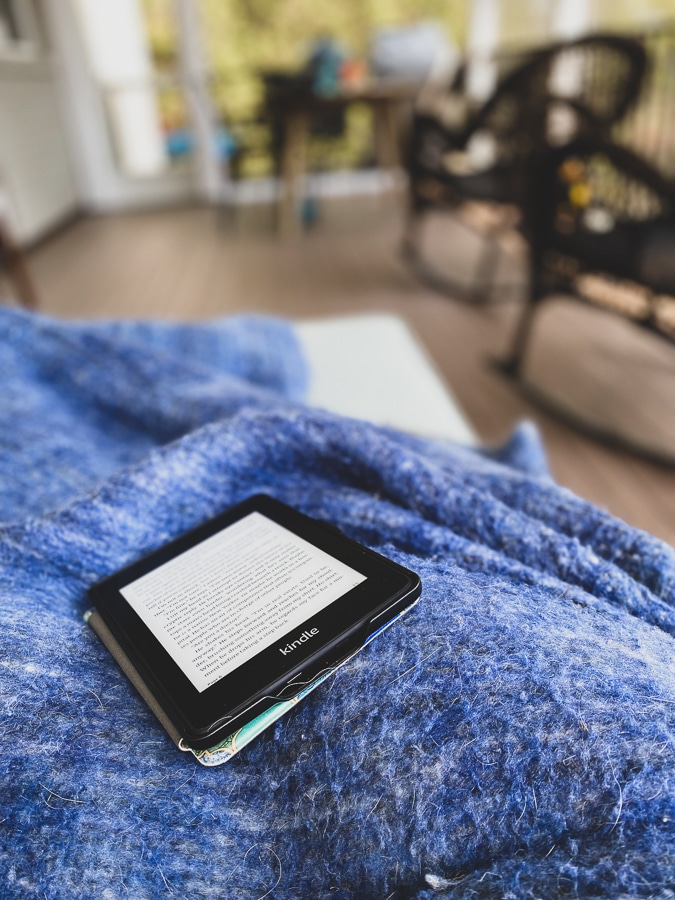 water table + kindle