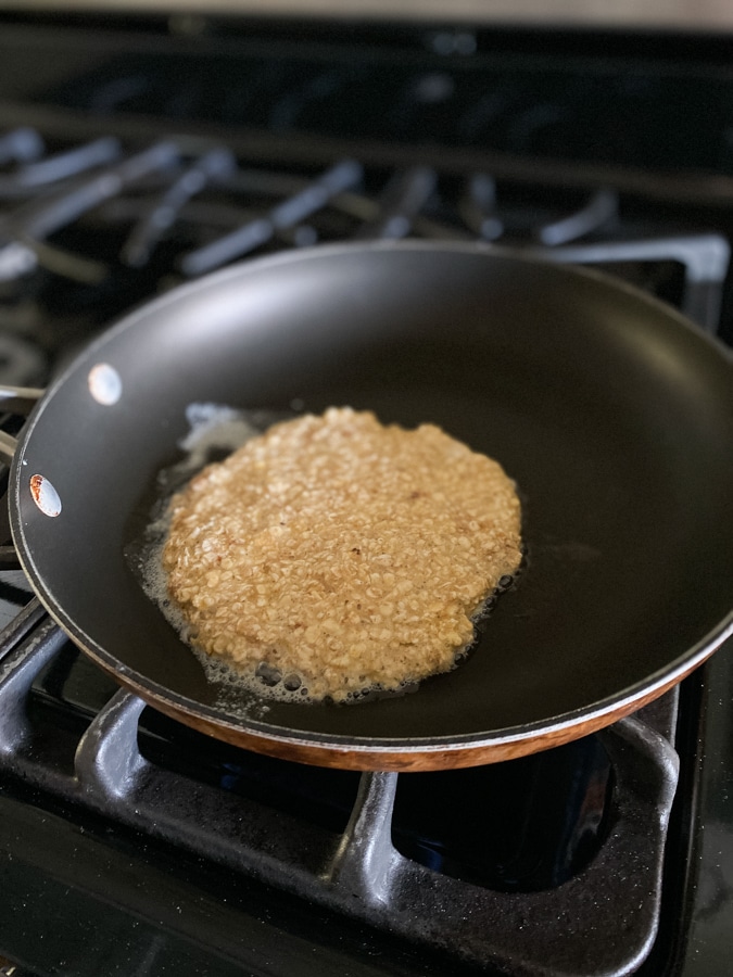 batter in skillet