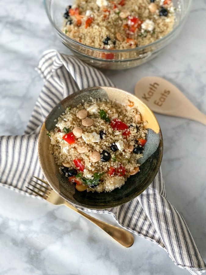 quinoa salad with kath eats spoon