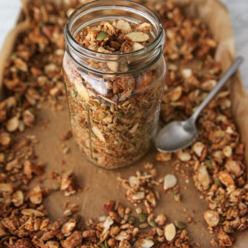 Homemade Nutty Granola Recipe • Kath Eats