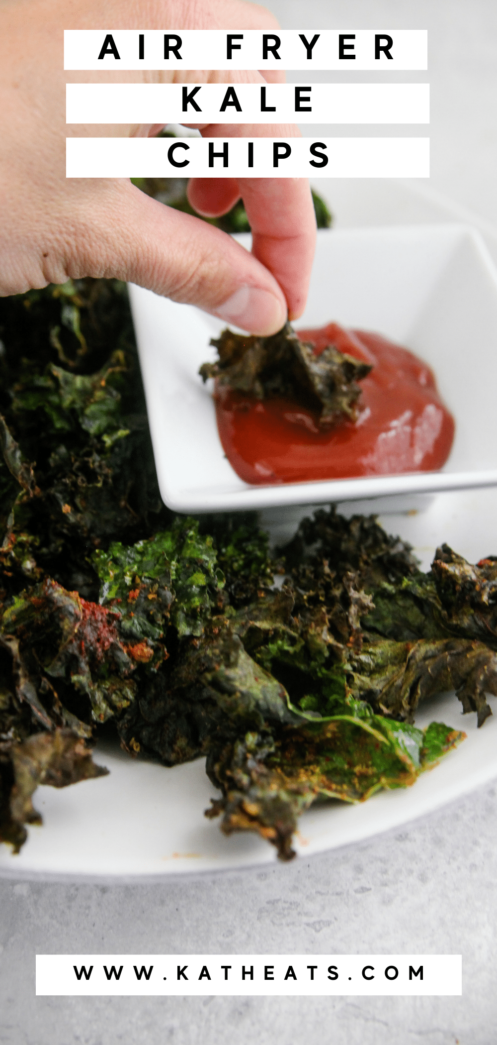 Air Fryer Kale Chips Recipe + 7 Flavor Combos Kath Eats Real Food