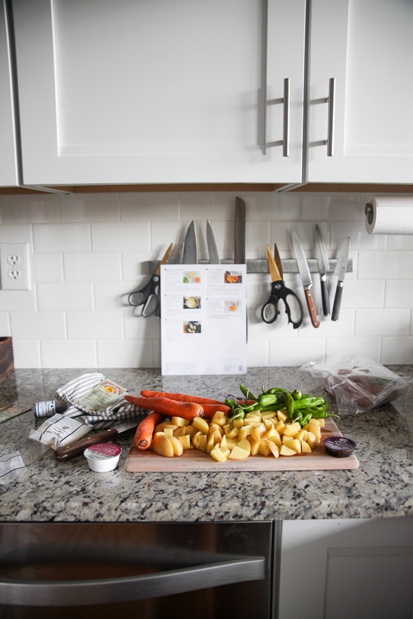 meal prep with Blue Apron