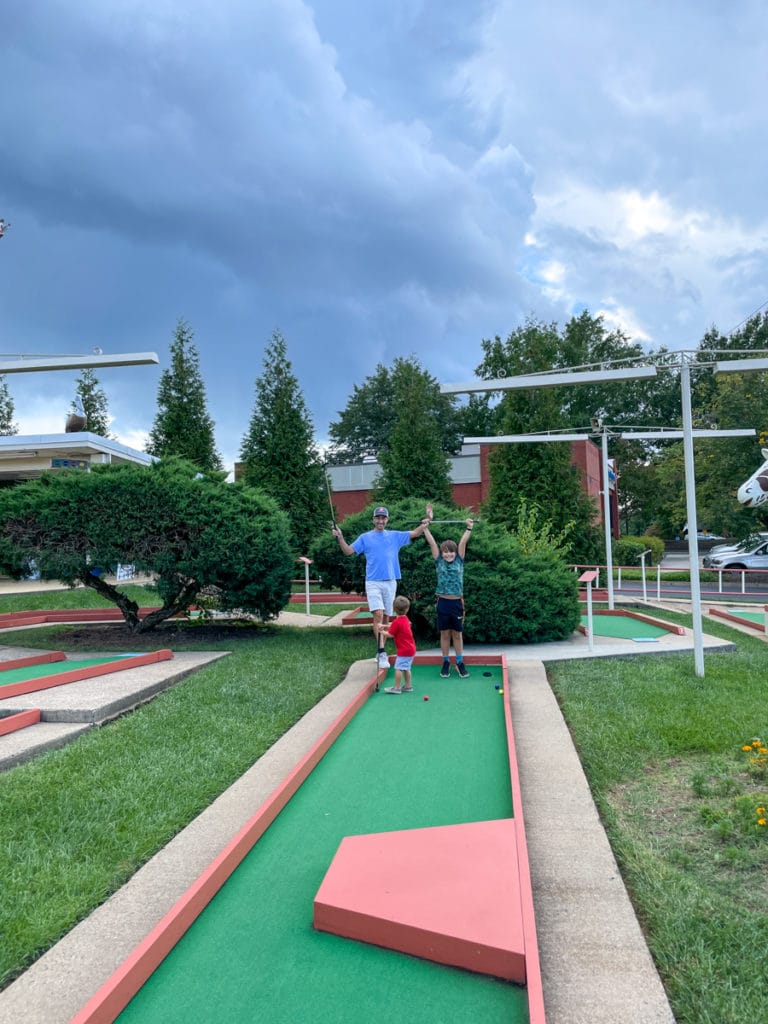 Family Putt Putt Outing