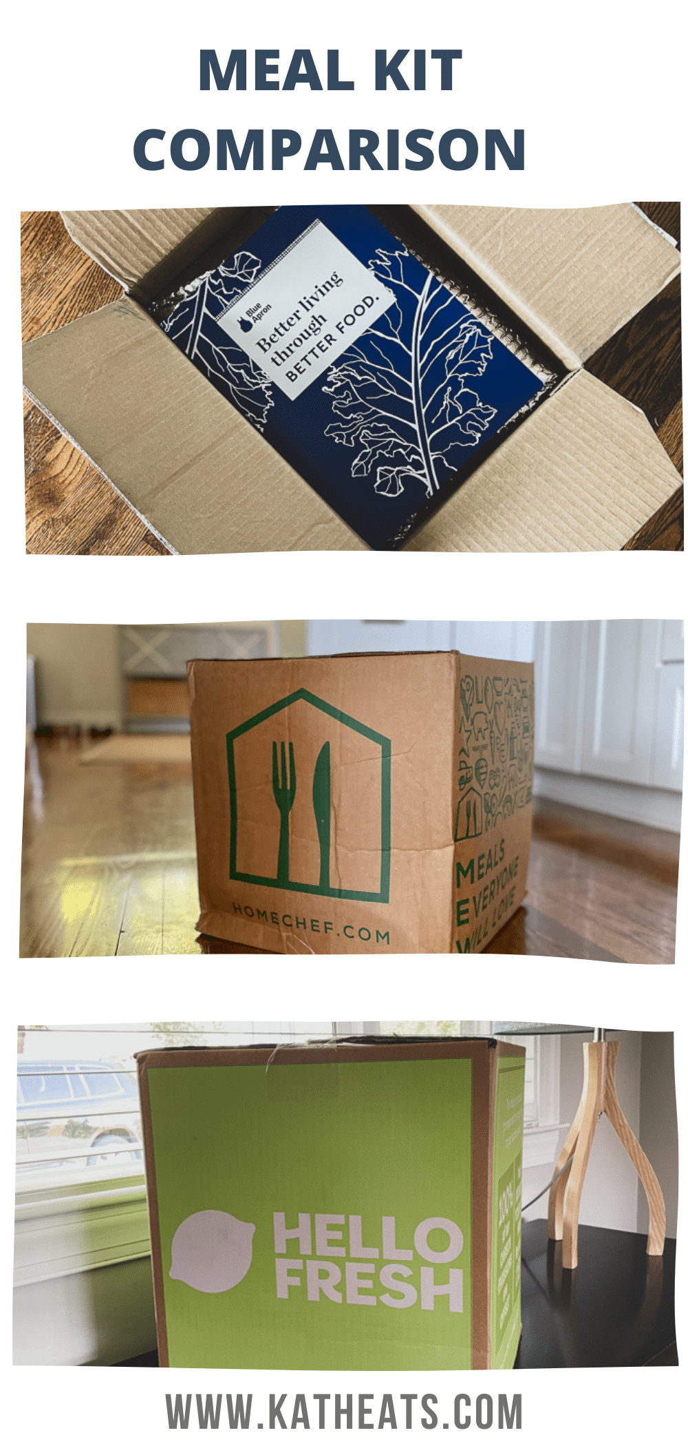 Hello Fresh vs Blue Apron vs Home Chef Review Kath Eats Real Food