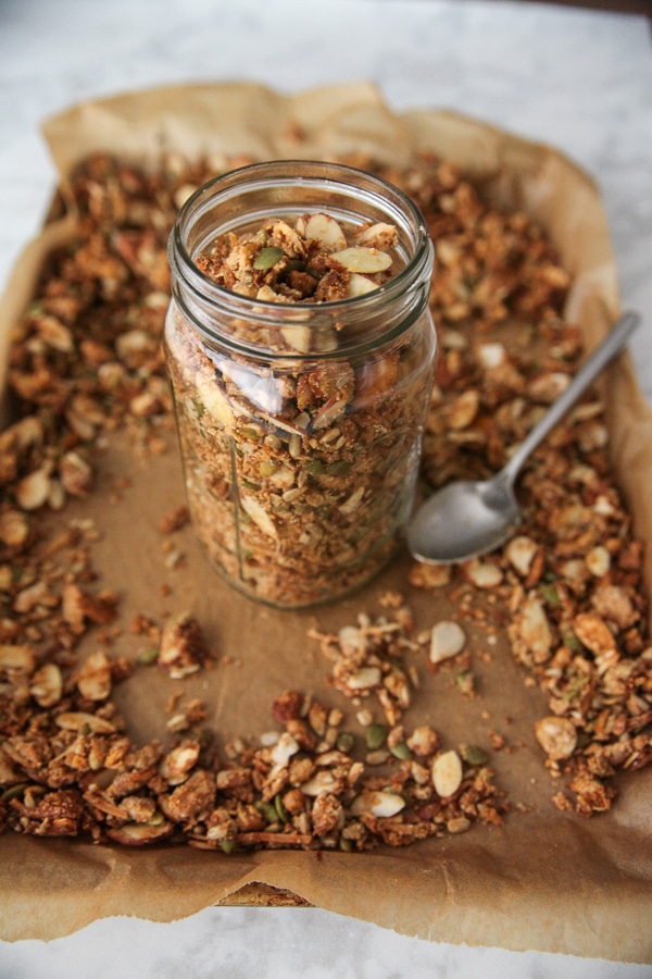Ideas saludables para el desayuno: granola casera