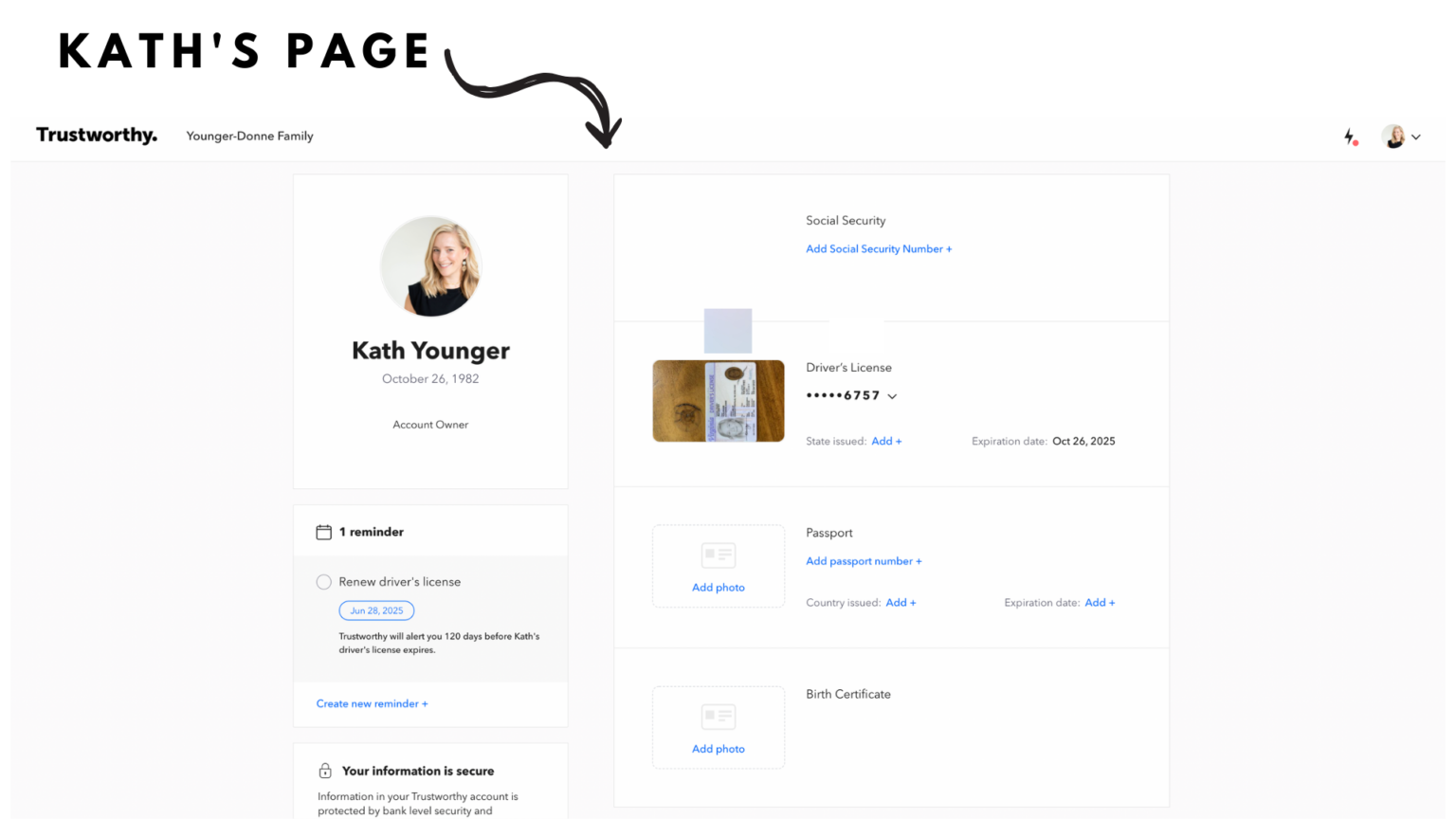 Trustworthy member own page Trustworthy Review member own page