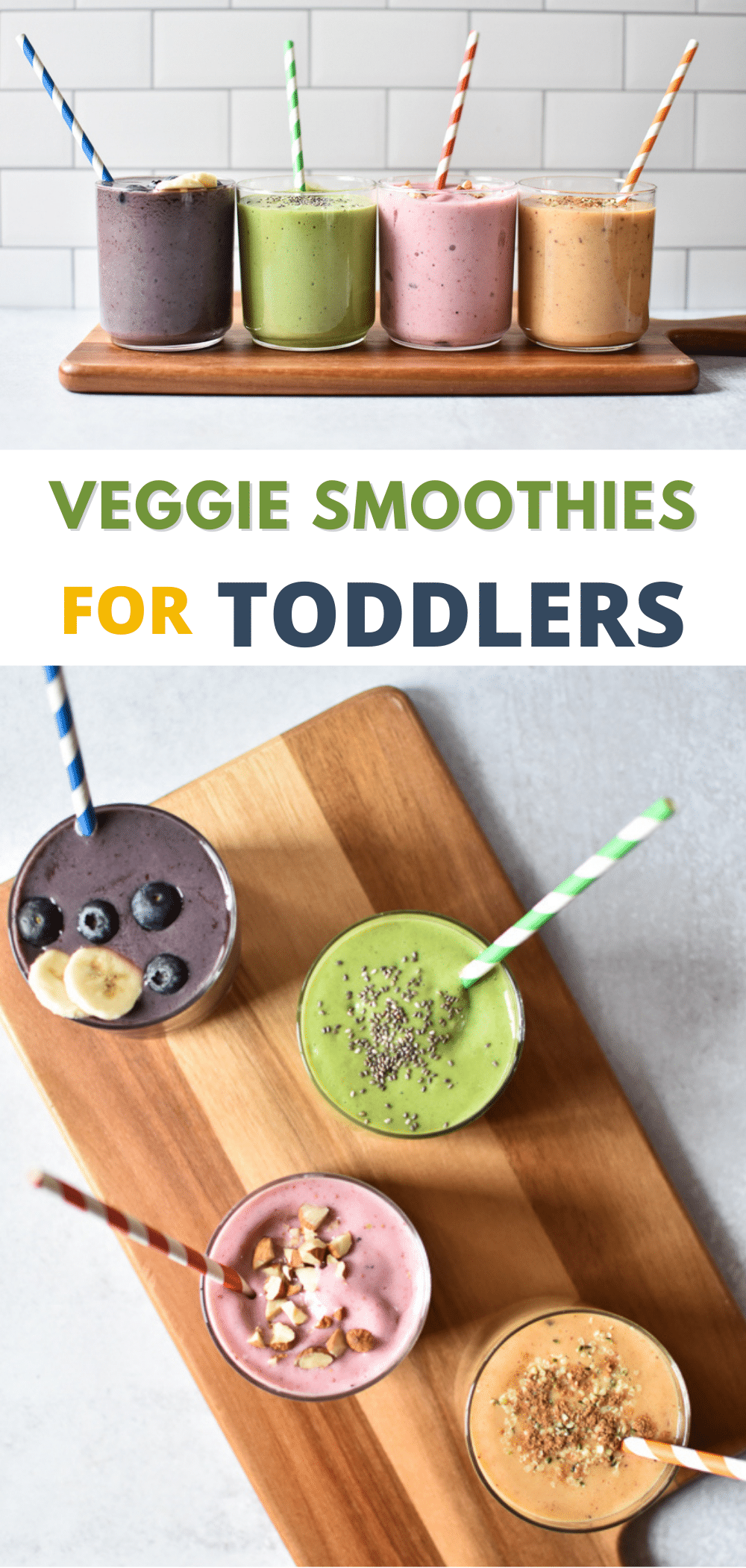 4 Veggie Smoothies For Toddlers • Kath Eats