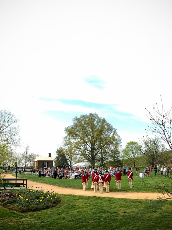soliders at monticello in charlottesville, VA | Best Day Trips From Charlottesville