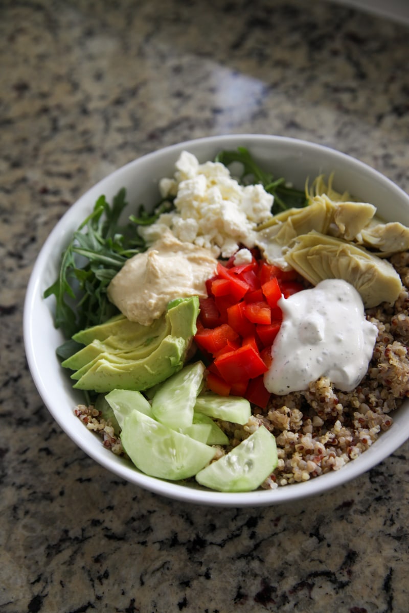 Mediterranean Grain Bowl Recipe • Kath Eats