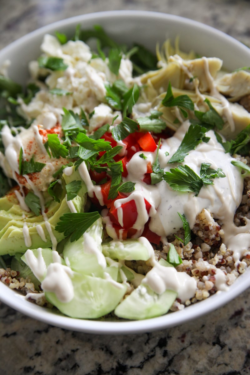 Mediterranean Grain Bowl Recipe • Kath Eats