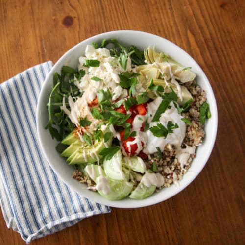 Mediterranean Grain Bowl Recipe • Kath Eats