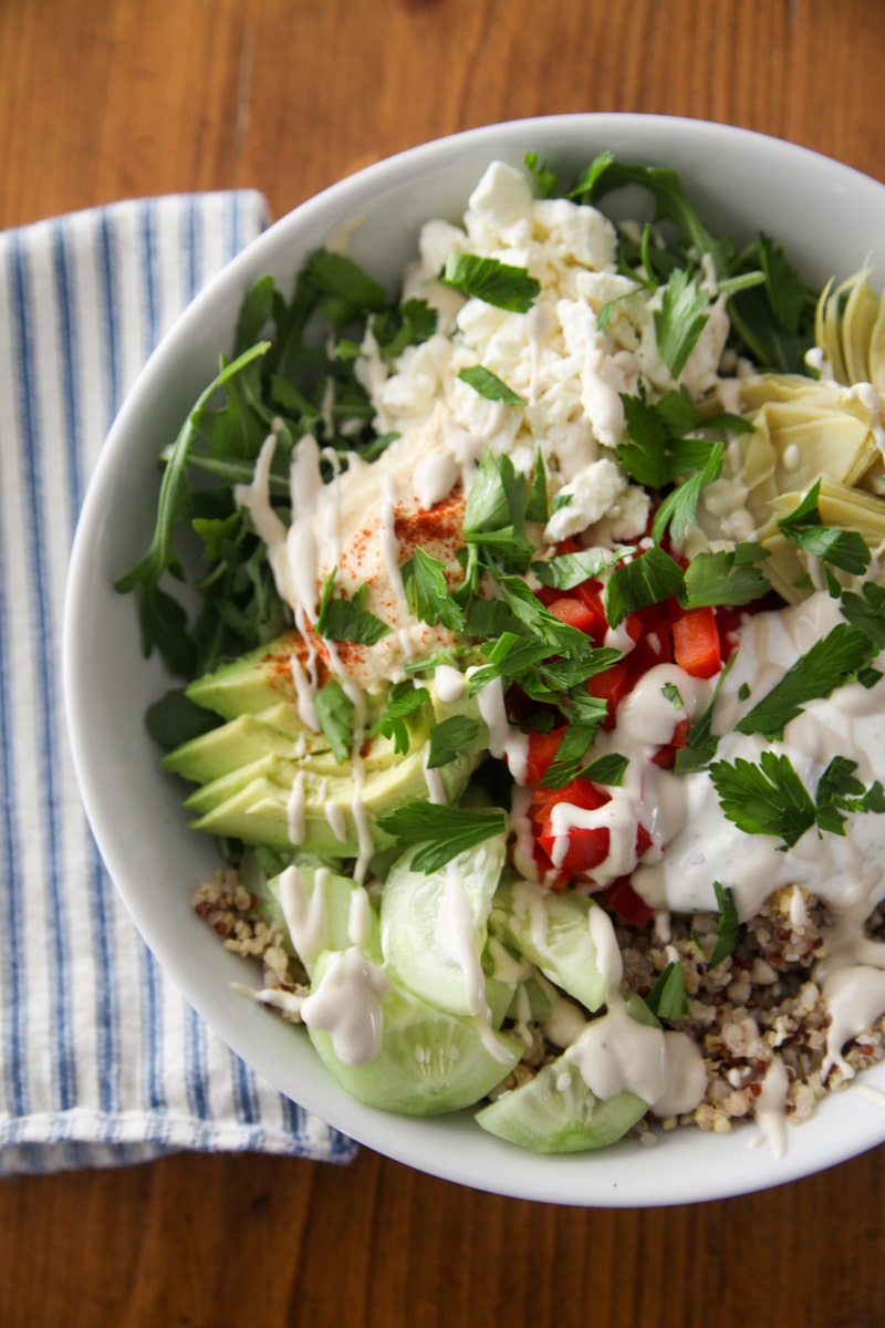 Mediterranean Grain Bowl Recipe • Kath Eats