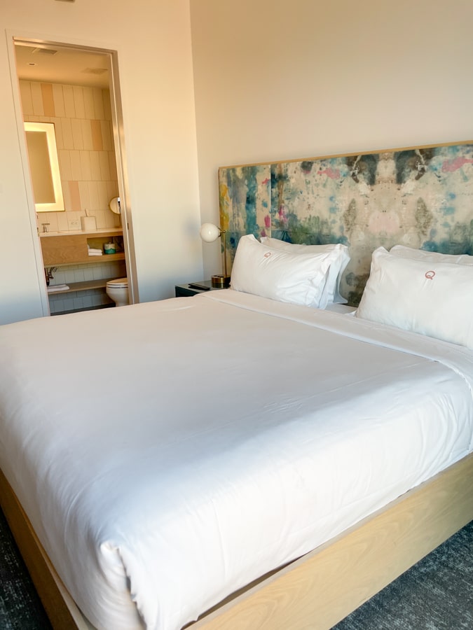 The Quirk Hotel bed
