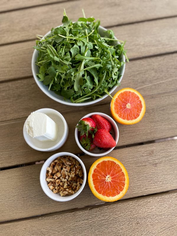 Arugula Goat Cheese Salad • Kath Eats