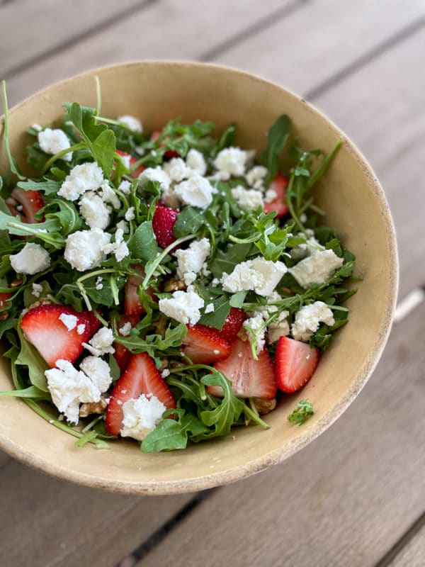 Arugula Goat Cheese Salad • Kath Eats