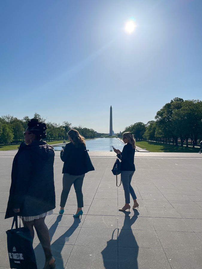 Lincoln Memorial DC trip
