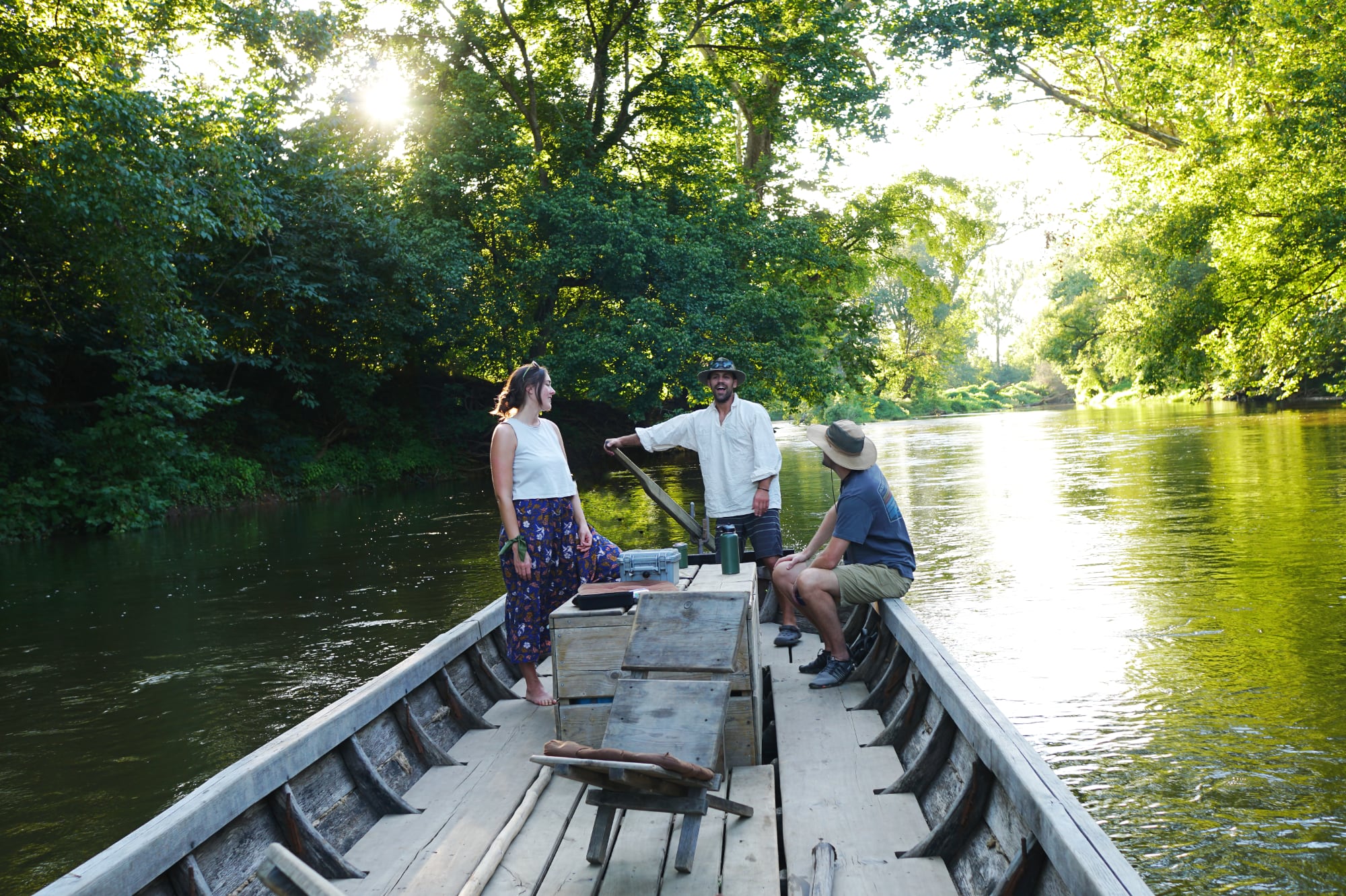 Bootfahren auf dem James River