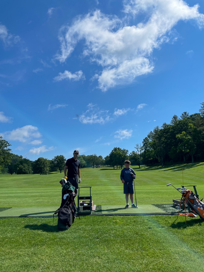golfing with kids