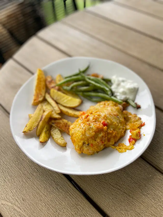 Blue Apron plate
