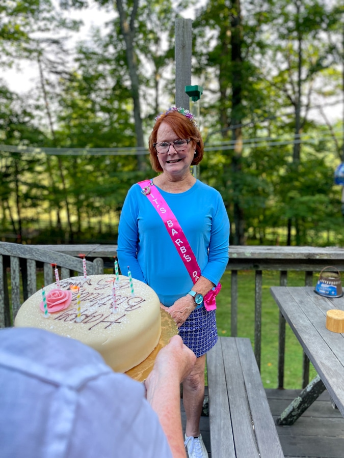 Aunt's birthday cake