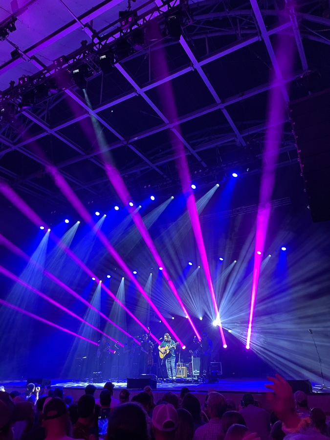 concert laser light