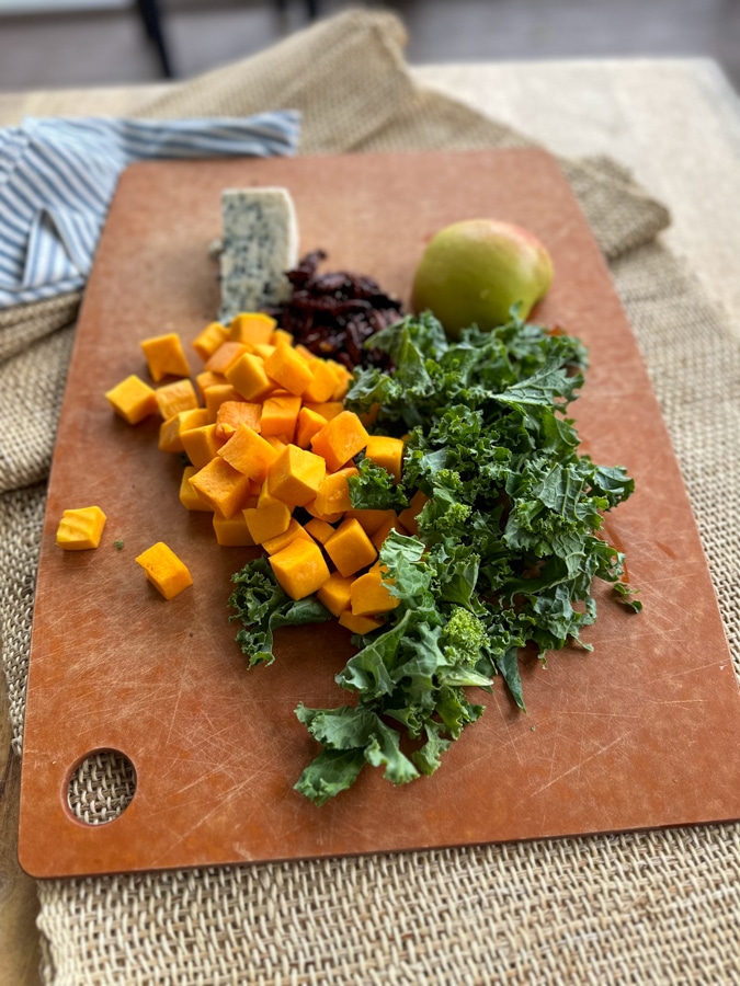 Butternut Squash and kale