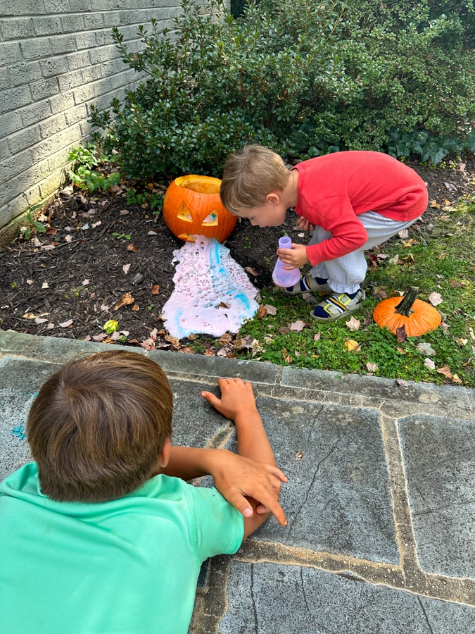 Puking Pumpkin activity