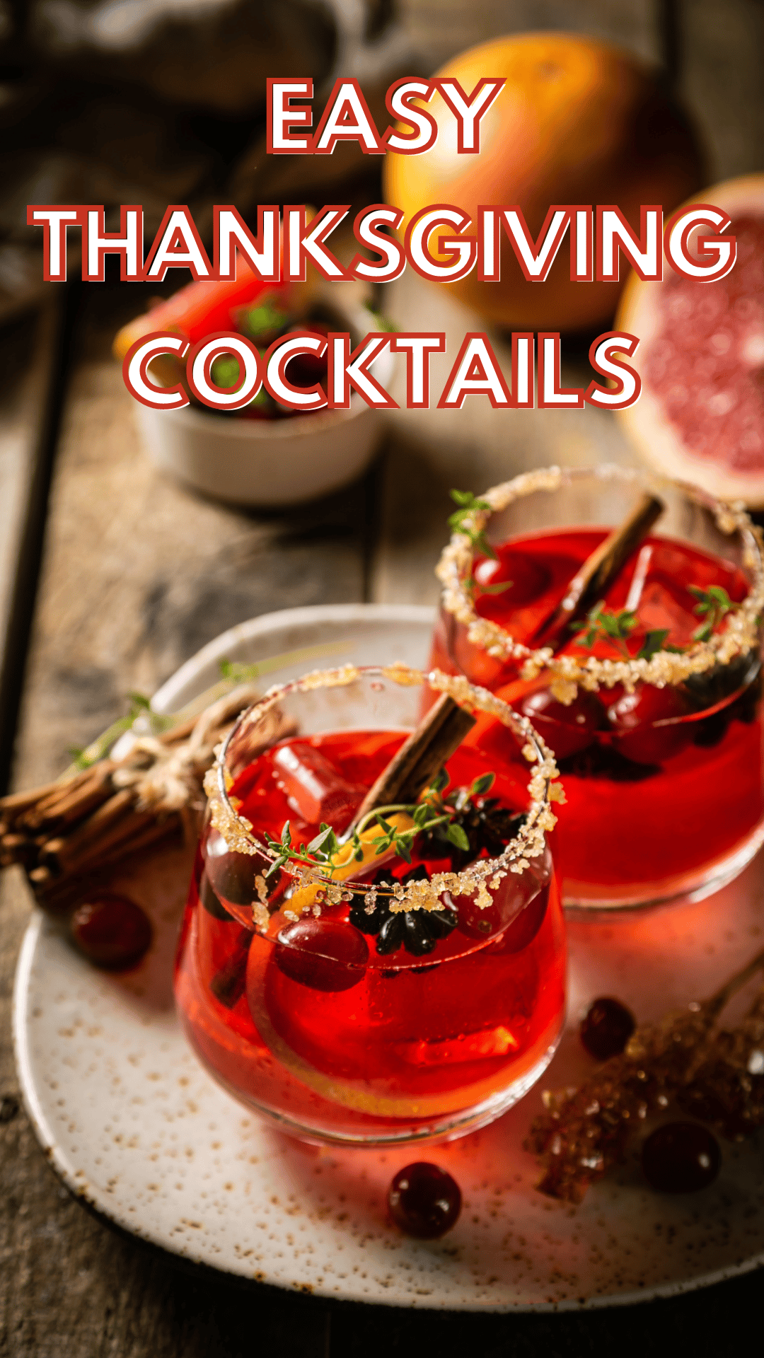 15 Easy Cocktails For Thanksgiving • Kath Eats