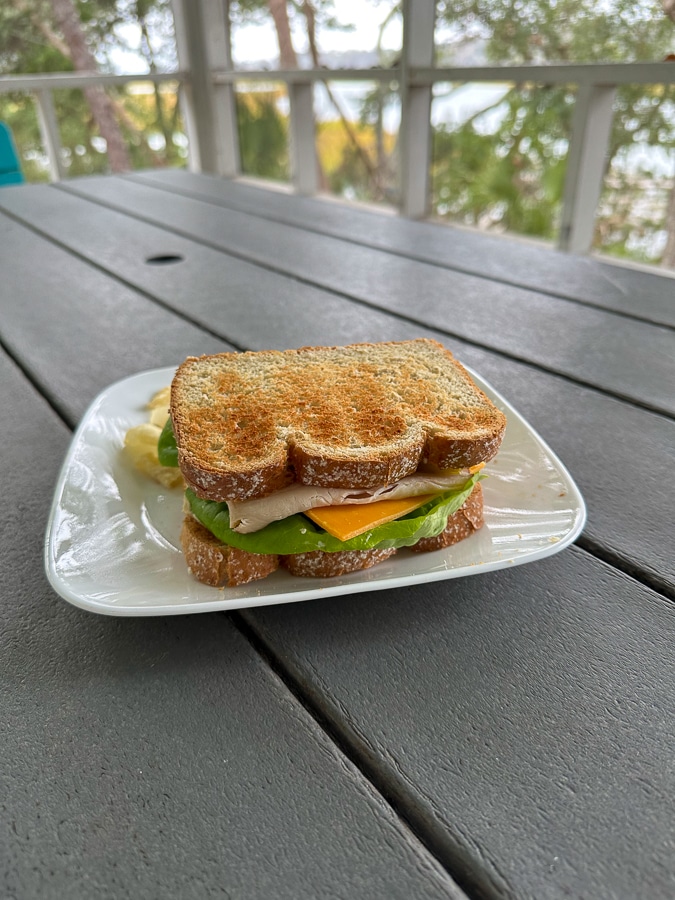 breakfast sandwich - Bald Head Island Birthdays