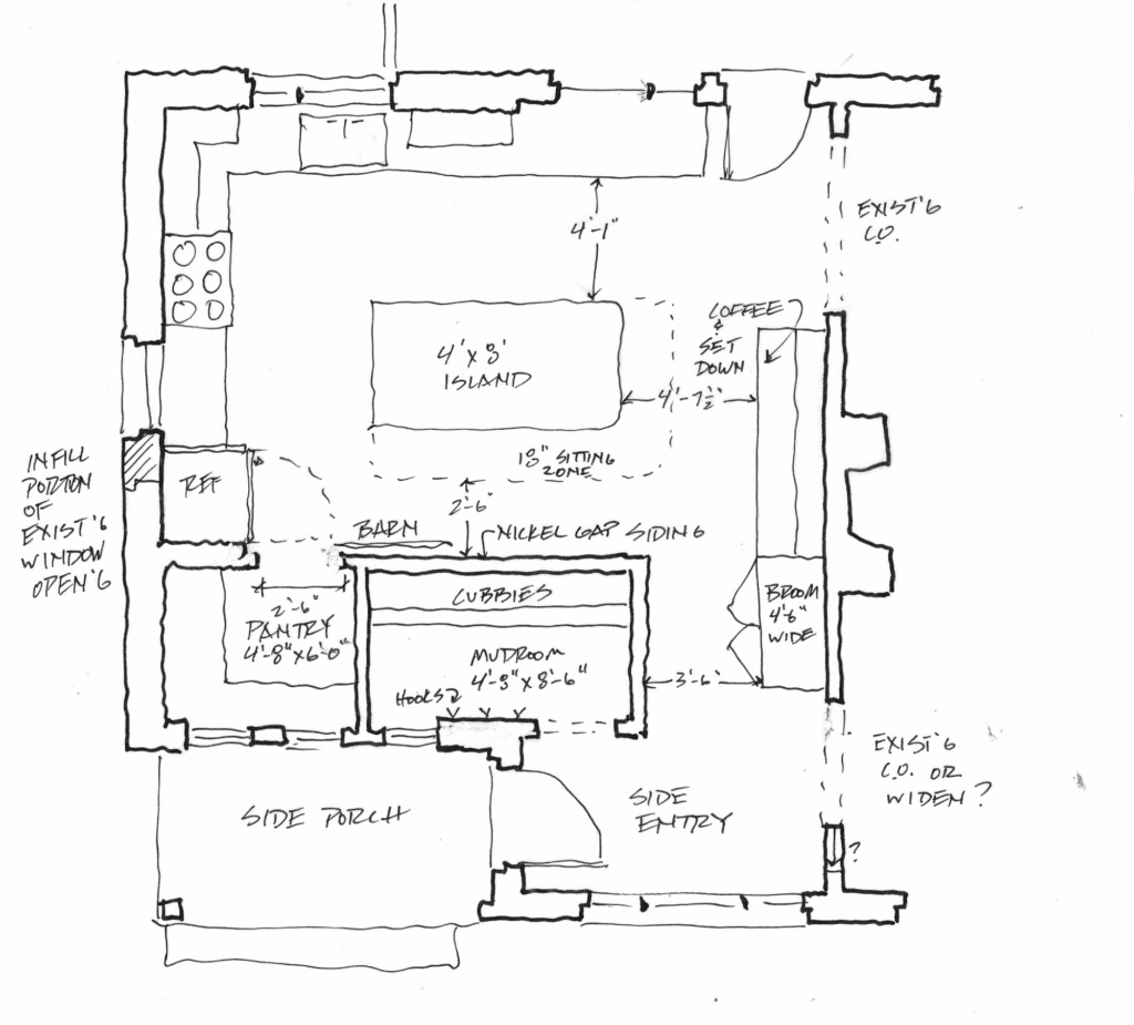 layout for the first floor